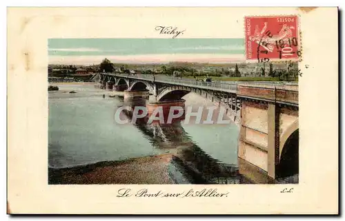 Vichy Cartes postales Le pont sur l&#39allier