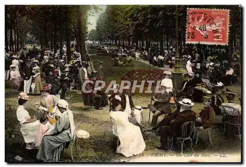 Vichy Cartes postales Un coin du parc