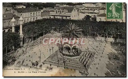 Algerie Alger Cartes postales BLida La place d&#39armes