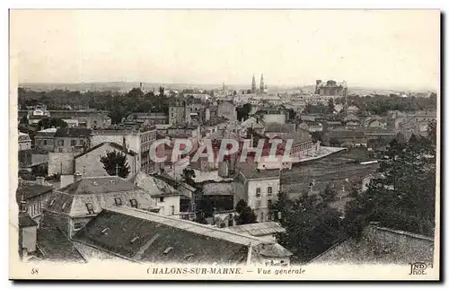 Chalons sur Marne Cartes postales Vue generale