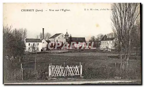 Crissey Ansichtskarte AK Vue sur l&#39eglise