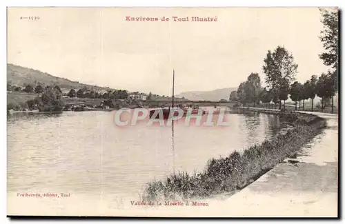 Environs de Toul illustre Ansichtskarte AK Vallee de la Moselle a maron