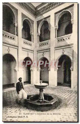 Algerie Tlemcen Ansichtskarte AK Interieur de la maison