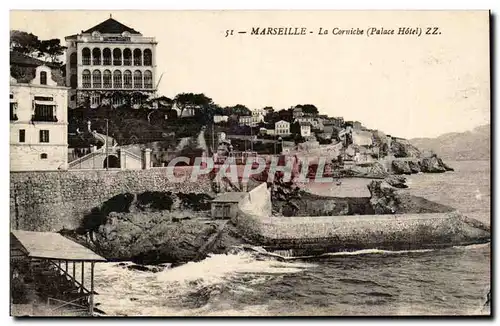 Marseille Ansichtskarte AK La corniche (Palace Hotel)