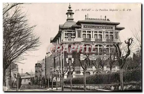 Royat Cartes postales Le pavillon Majestic