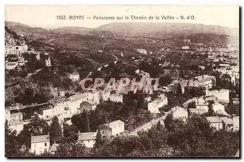 Royat Ansichtskarte AK Panorama sur le chemin de la vallee