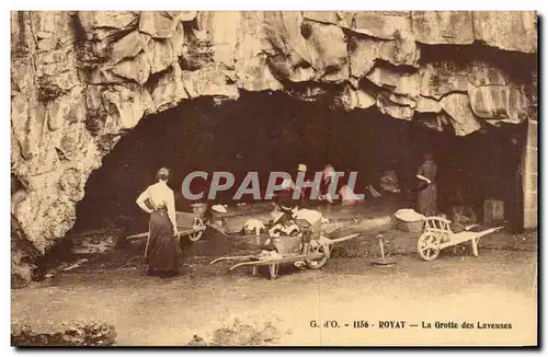 Royat Ansichtskarte AK La grotte des laveuses TOP