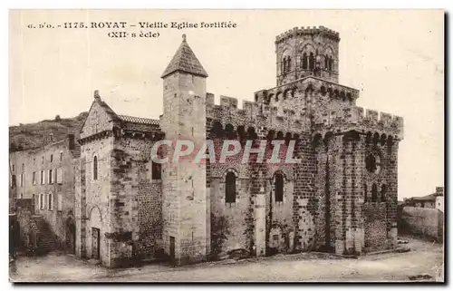 Royat Ansichtskarte AK Vieille eglise fortifiee