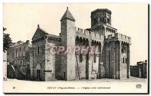 Royat Cartes postales Eglise cote meridional