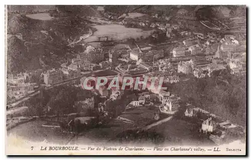 La Bourboule Cartes postales Vue du plateau de Charlanne