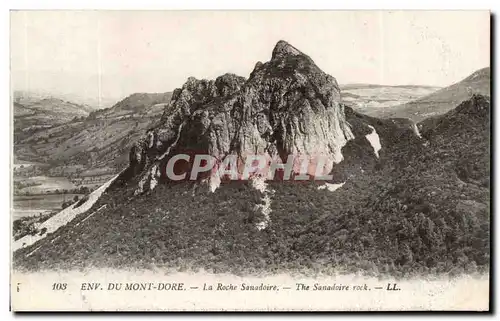 Environs du Mont Dore Ansichtskarte AK La roche Sanadoire