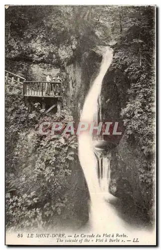 Le Mont Dore Cartes postales La cascade du plat a barbe