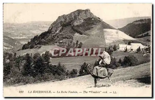 La Bourboule Cartes postales La roche Vendeix (ane donkey mule)