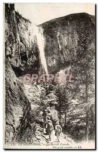 Le Mont Dore Ansichtskarte AK la grande cascade