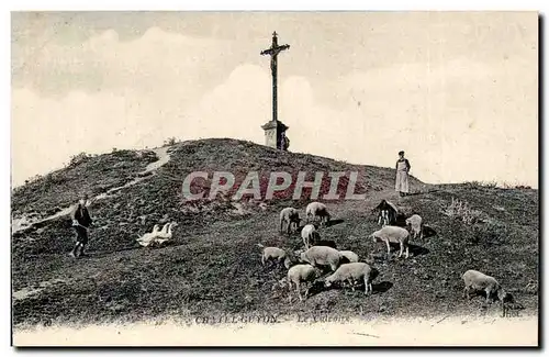 Chatelguyon Cartes postales Le calvaire (moutons et berger)