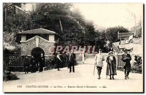 Chatelguyon Cartes postales Le parc Sources Deval et Germaine