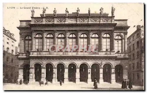 Lyon Cartes postales Le grand theatre