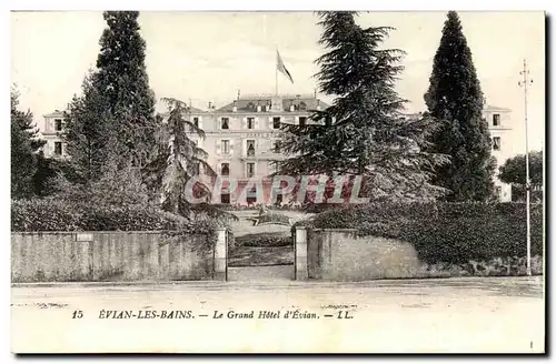 Evian les Bains Cartes postales Le grand hotel d&#39Evian