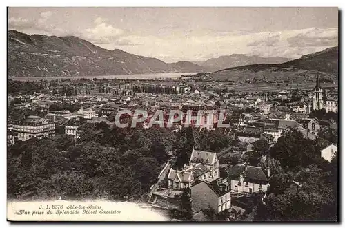 Aix les Bains Cartes postales Vue prise du Splendid Hotel Exelcior