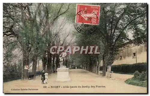 Niort Ansichtskarte AK Allee haute du jardin des plantes