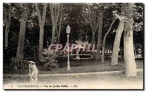 Chateauroux Cartes postales Vue au jardin public