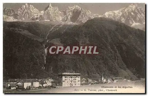 Chamonix et les aiguilles Cartes postales