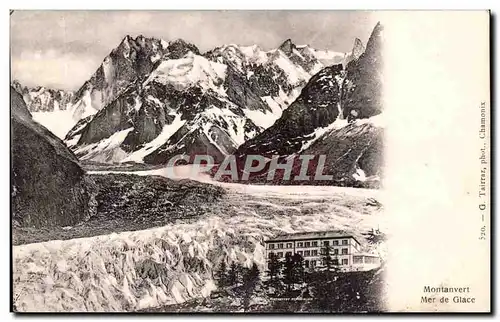 Cartes postales Montanvert mer de glace