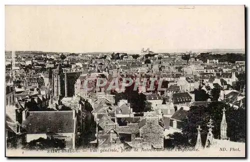 Saint Brieuc Cartes postales Vue generale prise de Notre DAme de l'esperance