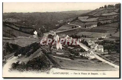 Saint Brieuc - Vers le Viaduc de Souzain - Ansichtskarte AK