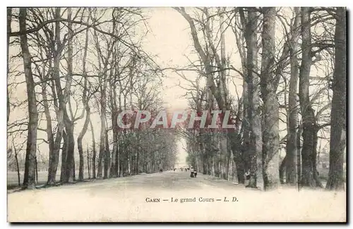 Caen - Le Grand Cours - Ansichtskarte AK