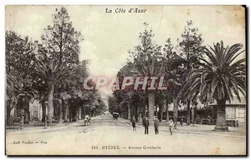 Hyeres - Avenue Gambetta - Cartes postales