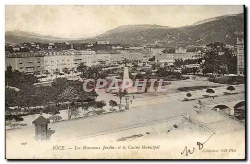 Nice - Les Nouveaux et le Casino Municipal - Cartes postales