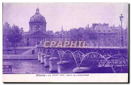 Paris - Le Pont des Arts et l&#39Institut - Cartes postales