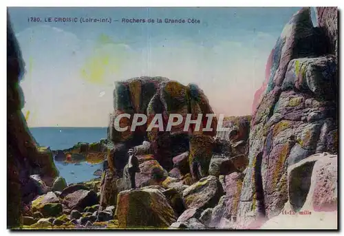 Le Croisic - Rochers de la Grande Cote - Cartes postales