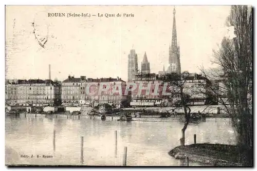 Rouen - Le quai de Paris - Cartes postales