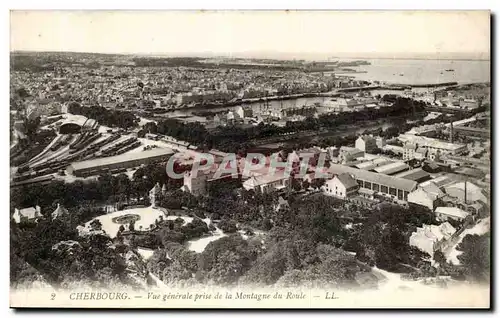 Cherbourg - Vue Generale prise de la Montagne du Roule - Ansichtskarte AK