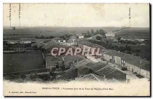 Mars la Tour - Panorama pris de la Tour de l&#39Eglise - Cartes postales