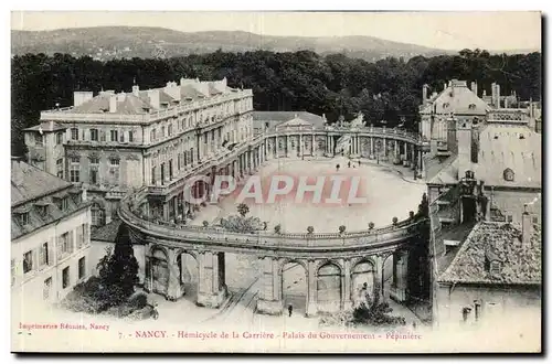 Nancy - Hemicycle de la carriere Palais du Gouvernement - Cartes postales