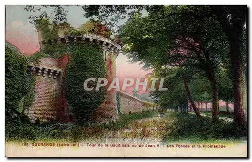 Guerande - Tour de la Gaudinals ou de Jean V Les Fosses et la Promenade - Ansichtskarte AK