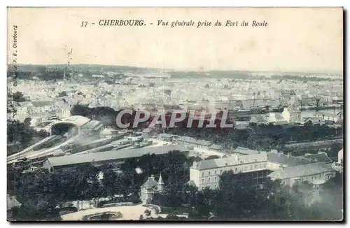 Cherbourg - Vue Generale prise du Fort du Roule - Ansichtskarte AK