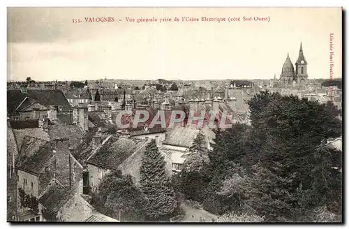 Valognes - Vue Generale prise de l&#39 Usine Electrique - Cartes postales