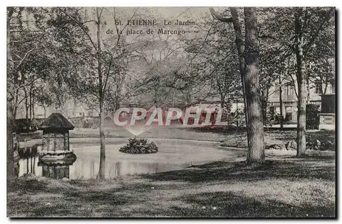 Saint Etienne - Le Jardin - de la place de Marengo Cartes postales