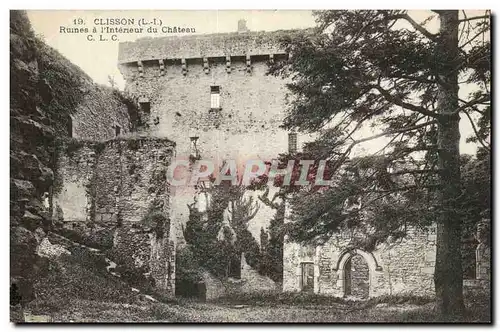 Clisson - Ruines a l&#39Interieur du Chateau - Cartes postales