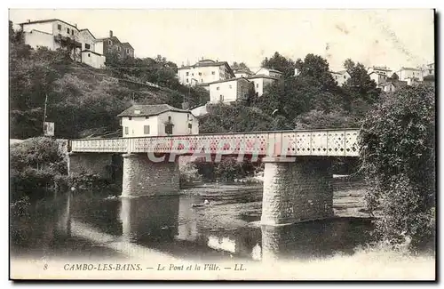 Cambo les Bains - Le Pont et la Ville - Cartes postales