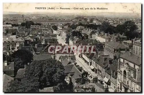 Troyes - Panorama Cote Sud pris de la Madeleine - Ansichtskarte AK