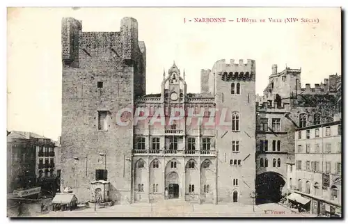 Narbonne - L'Hotel de Ville - Cartes postales