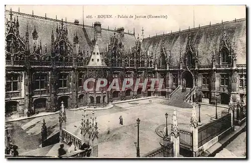 Rouen Cartes postales Palais de justice (ensemble)