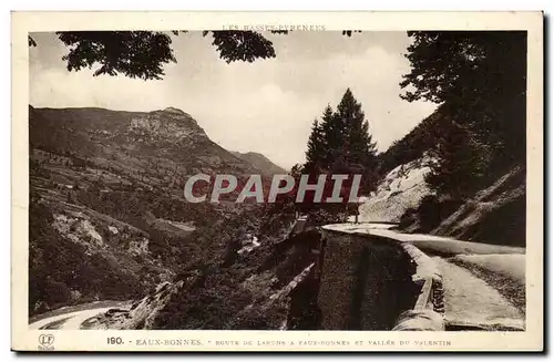 Eaux Bonnes Ansichtskarte AK Route de Laruns a EAux bonnes et vallee du Valentin