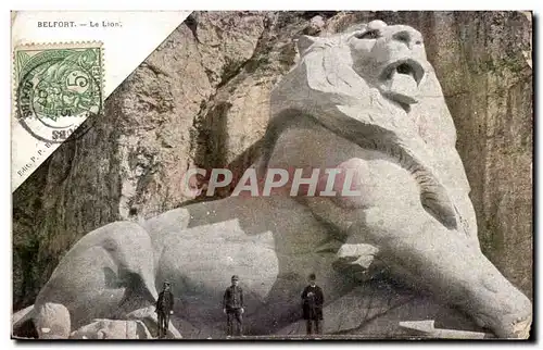 Belfort Cartes postales le lion