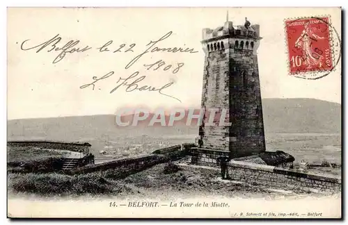 Belfort Cartes postales La tour de la miotte